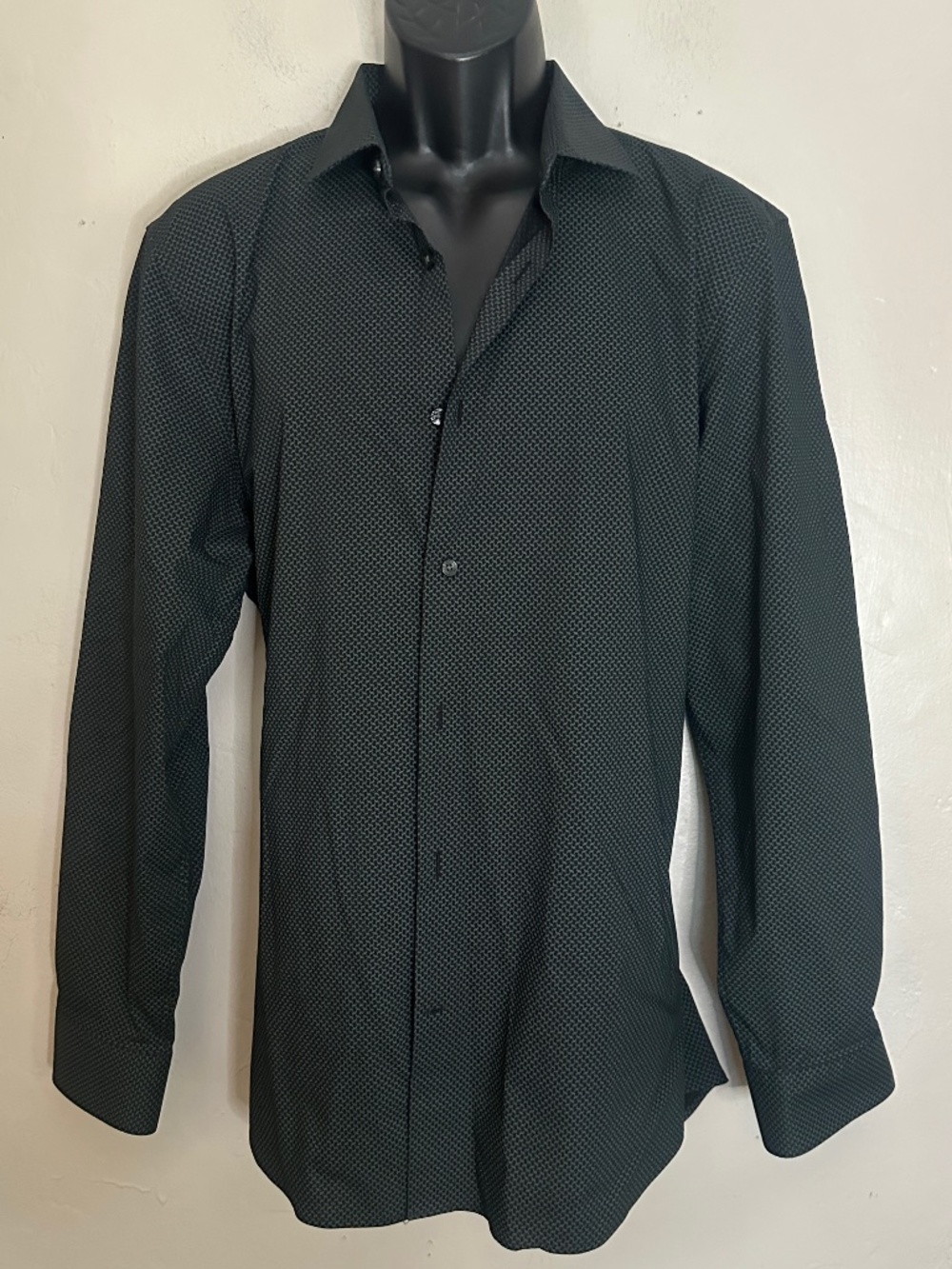 Tallia Stretch Long Sleeve Shirt 2XL 18-18.5/36-37 Gently worn 64% cotton